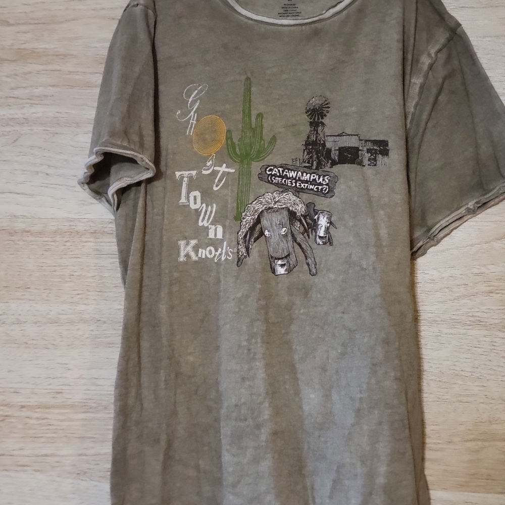 Kids Ghost Town Graphic Tee in Brown